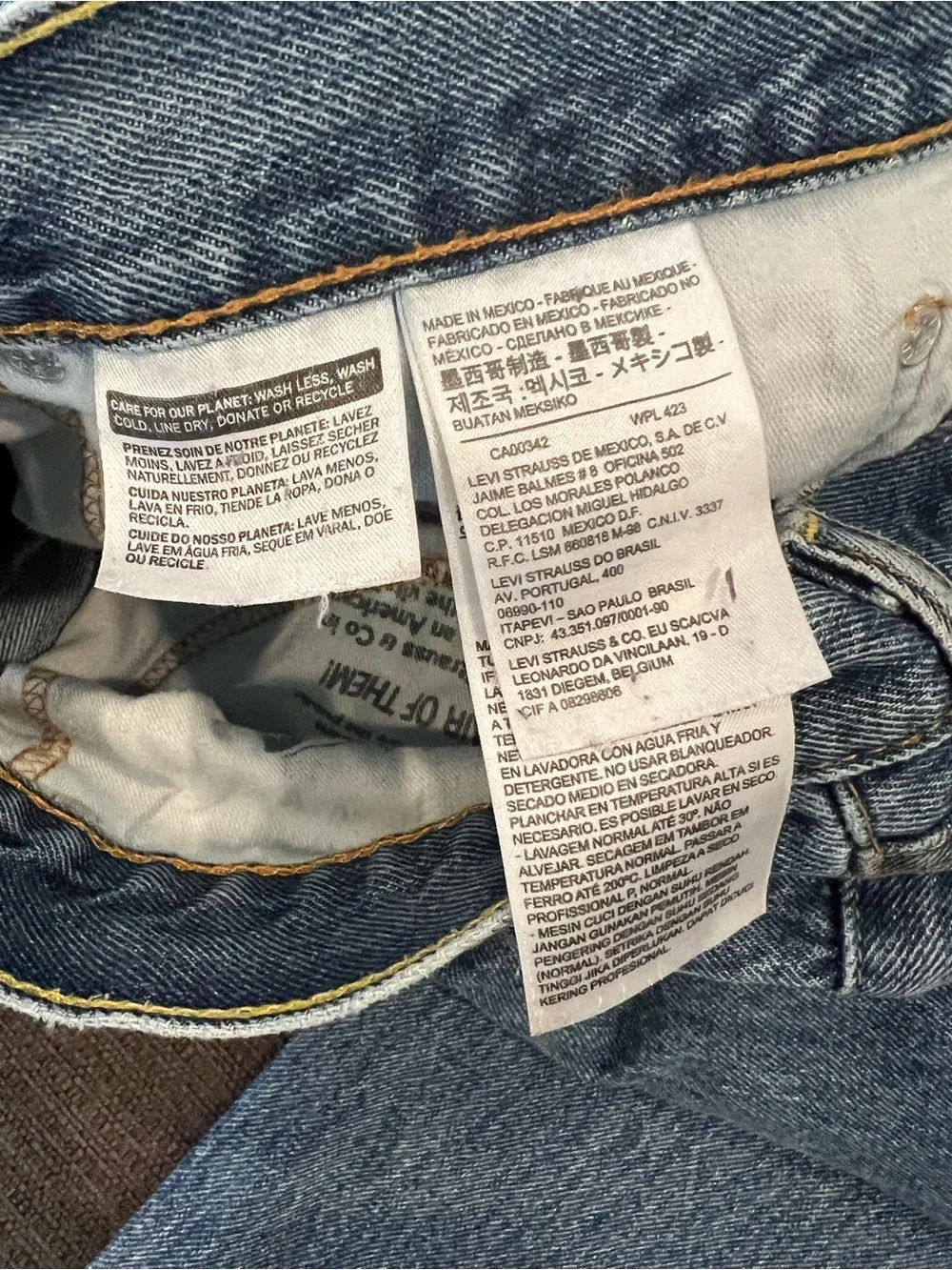 Levi’s 505 Men’s 36x29 Medium Wash Regular Fit Straight Leg Jeans